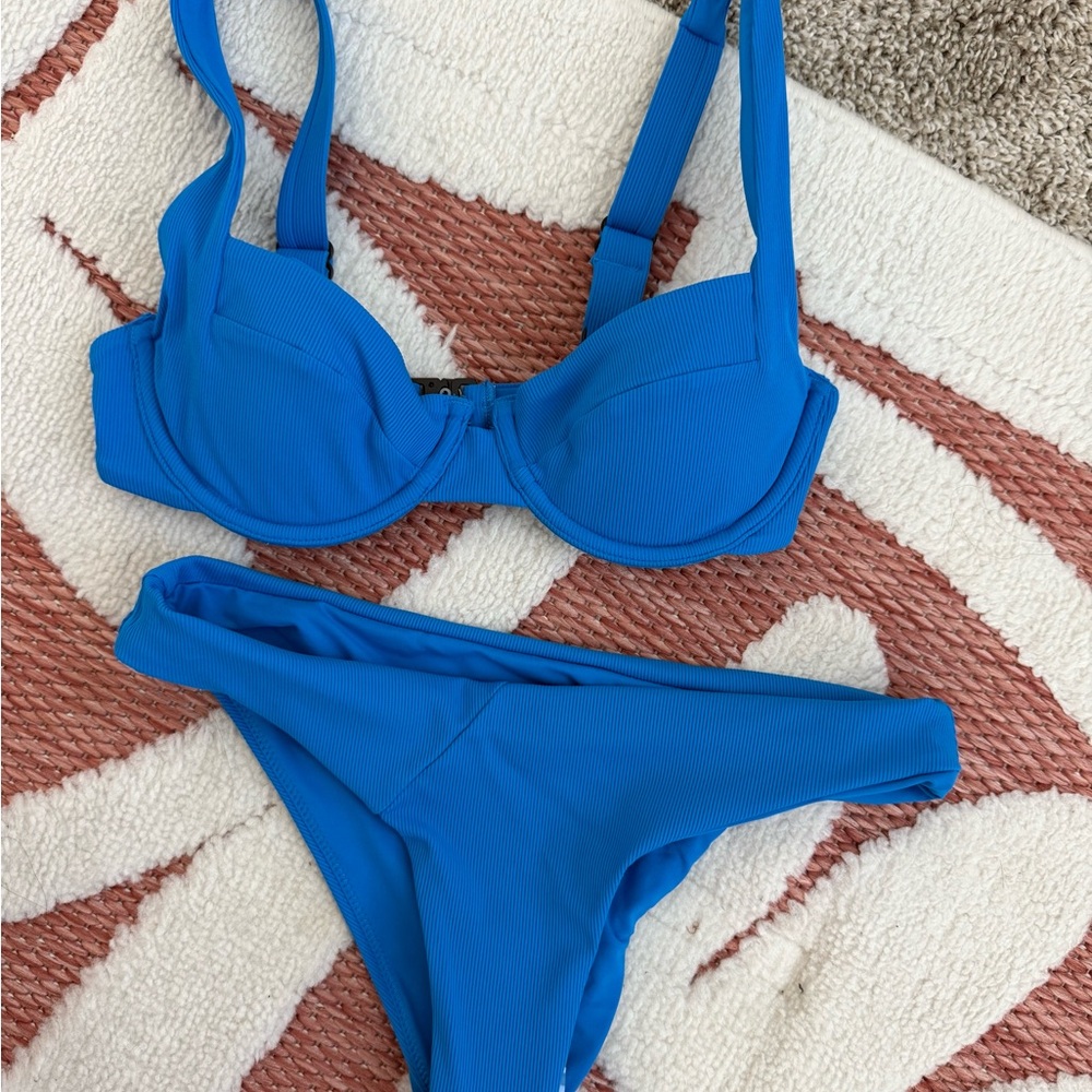 Blue Women's Bikini Set